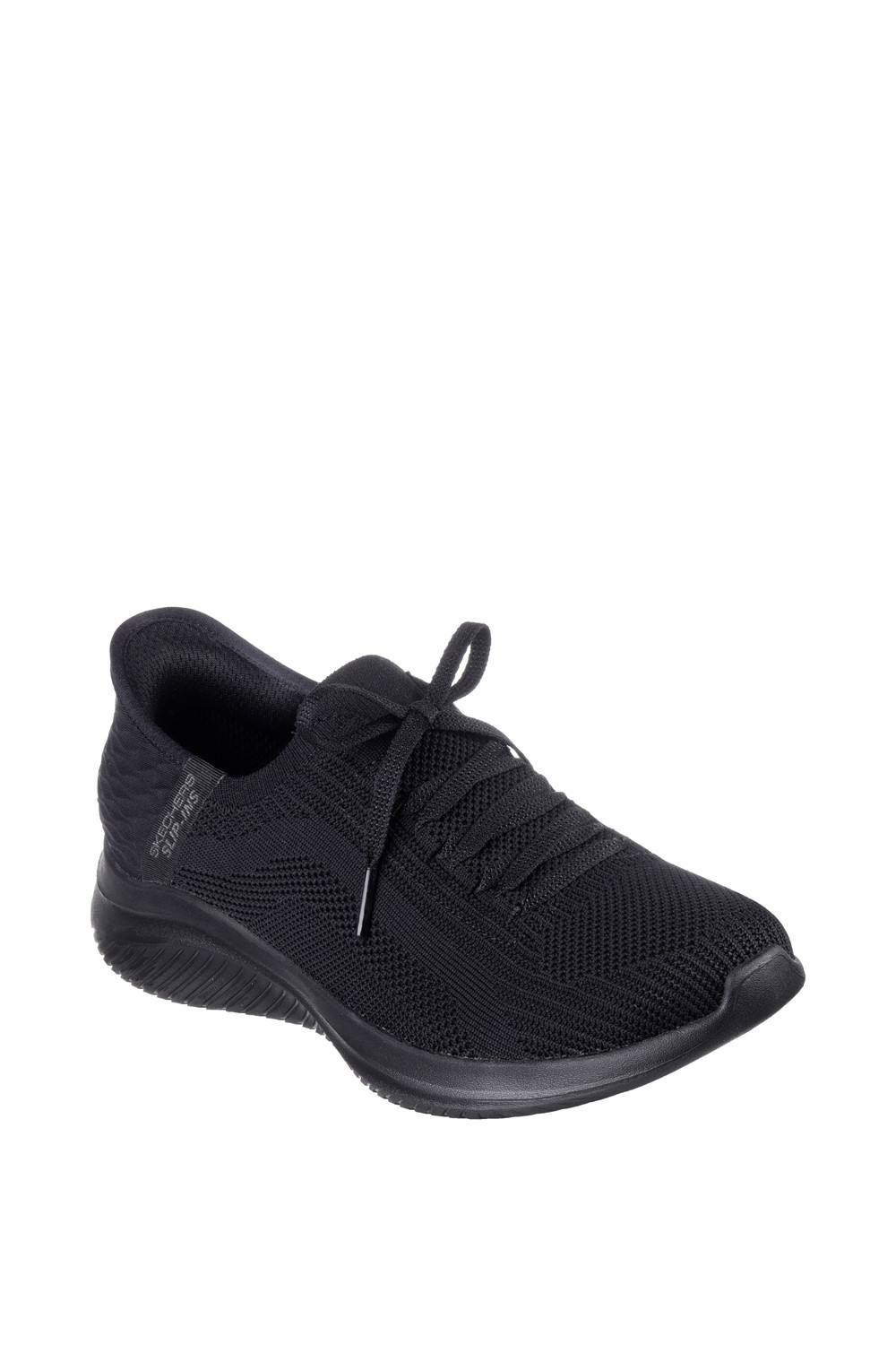 Skechers Ultra Flex . – Brilliant Trainer In Black Skechers Ultra Flex . – Brilliant Trainer In Black