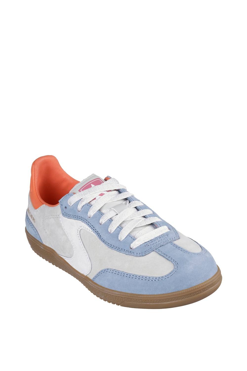 Skechers Hotshot For The Win Trainer In Light Blue