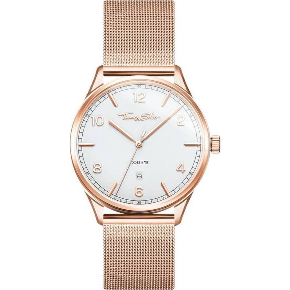 Thomas Sabo Wa—Mm Mm Quartz Watch In Rose Gold