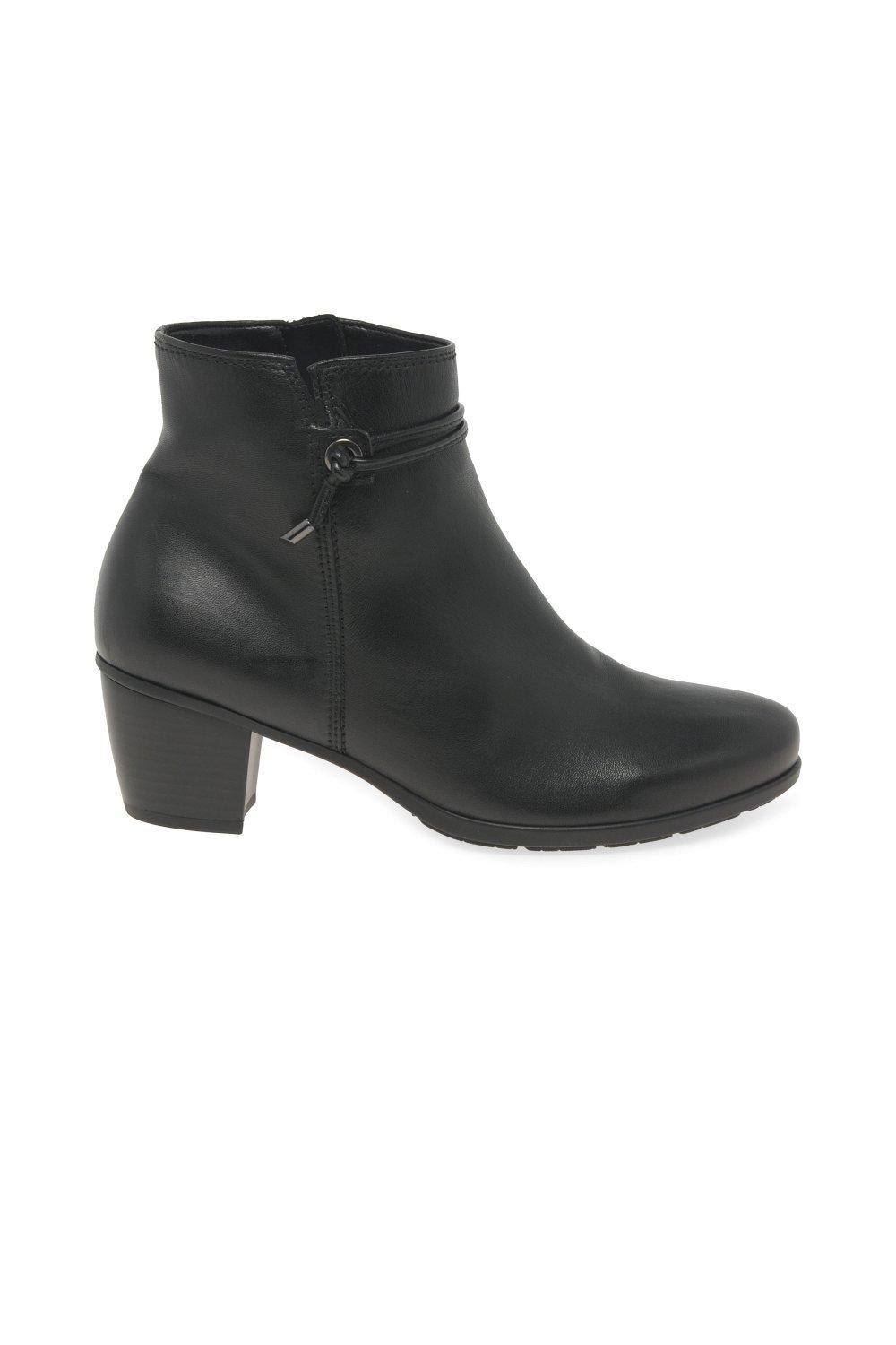 Gabor ‘ela’ Ankle Boots In Black Gabor ‘ela’ Ankle Boots In Black