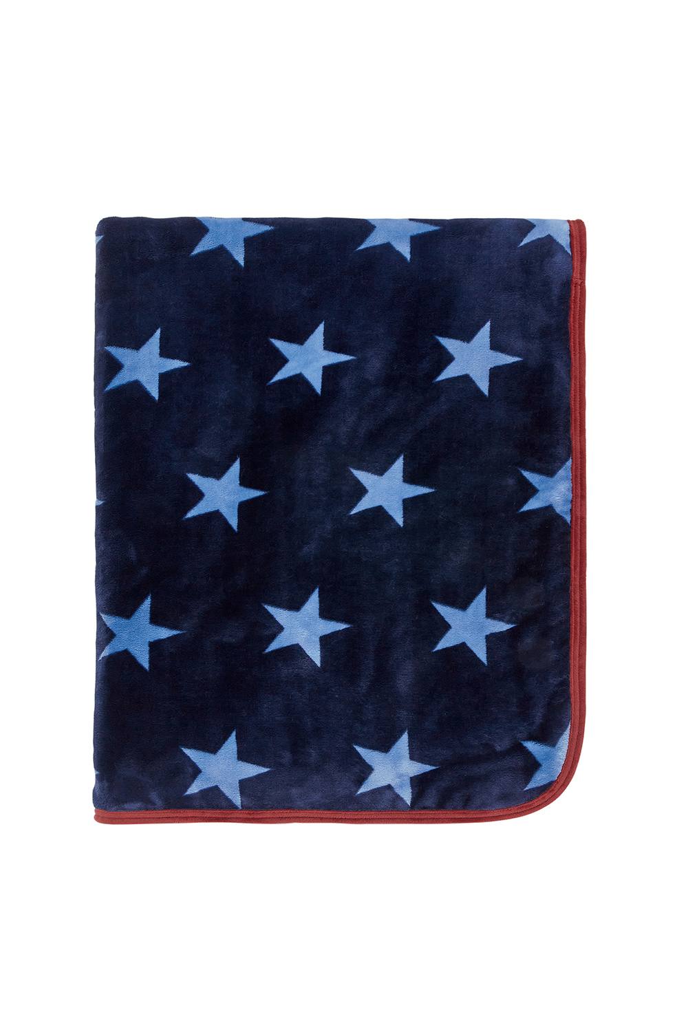 Helena Springfield ‘star’ Fleece Throw In Blue Helena Springfield ‘star’ Fleece Throw In Blue