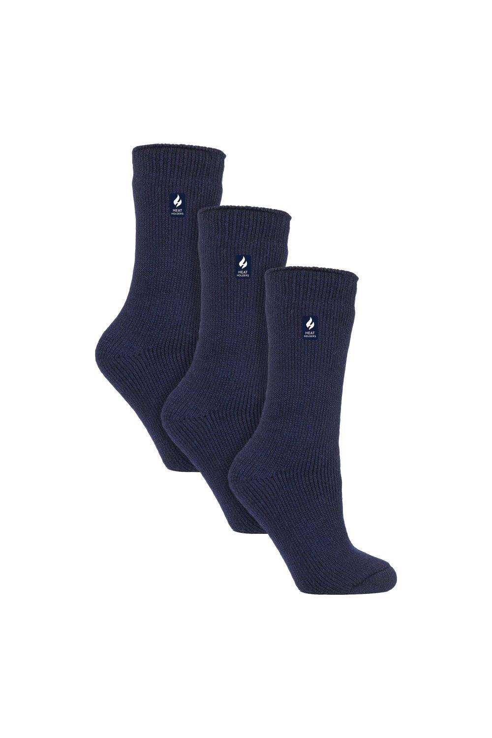 Heat Holders Pairs Original Thick Winter Thermal Socks In Navy