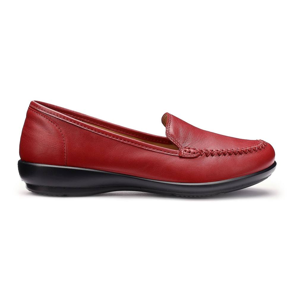 Hotter ‘jazz’ Moccasins In Red Hotter ‘jazz’ Moccasins In Red