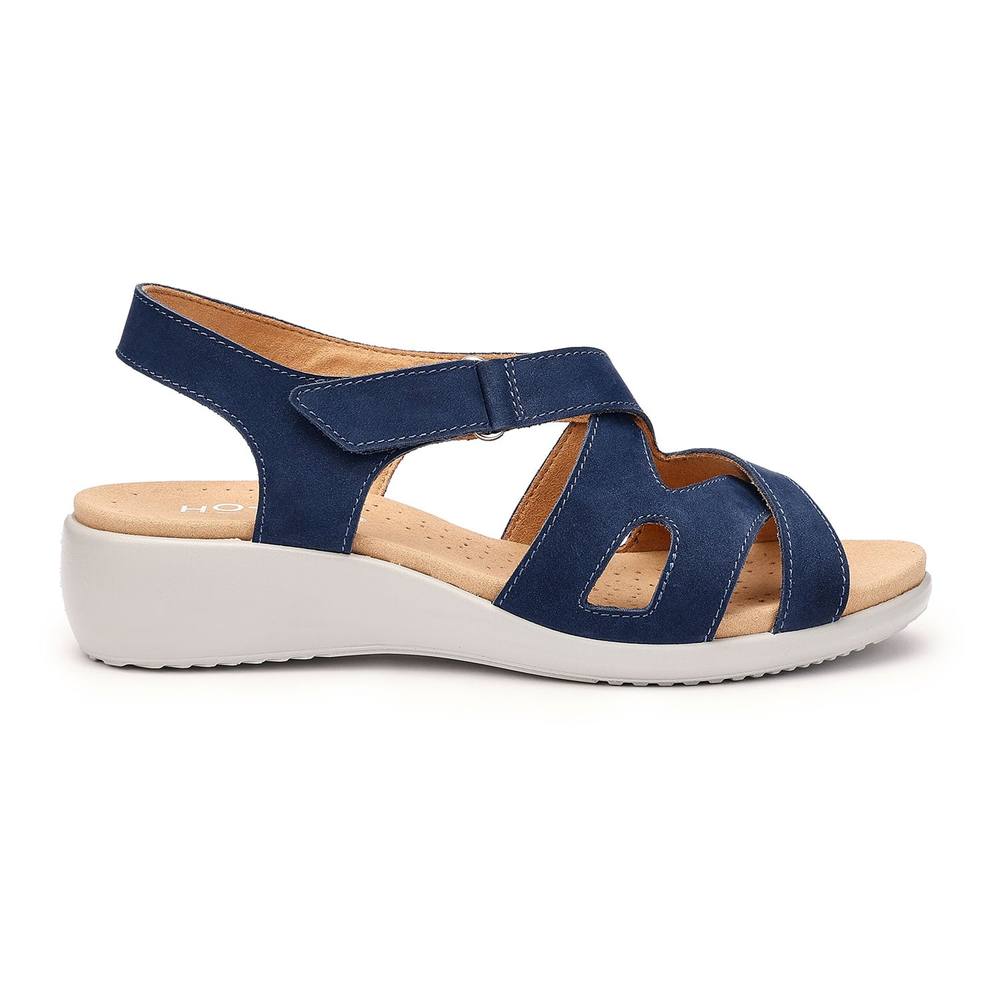 Hotter Wide Fit ‘eliana’ Sandals In Navy Hotter Wide Fit ‘eliana’ Sandals In Navy