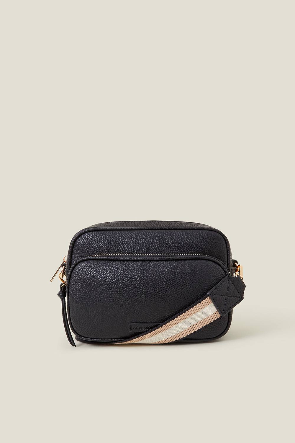 Accessorize Double Zip Camera Bag In Black Accessorize Double Zip Camera Bag In Black