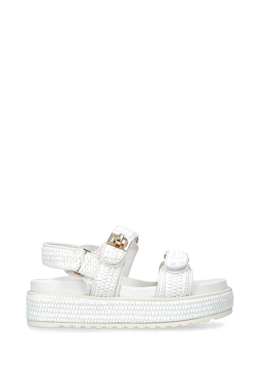 Steve Madden ‘bigmona White Raffia’ Sandals