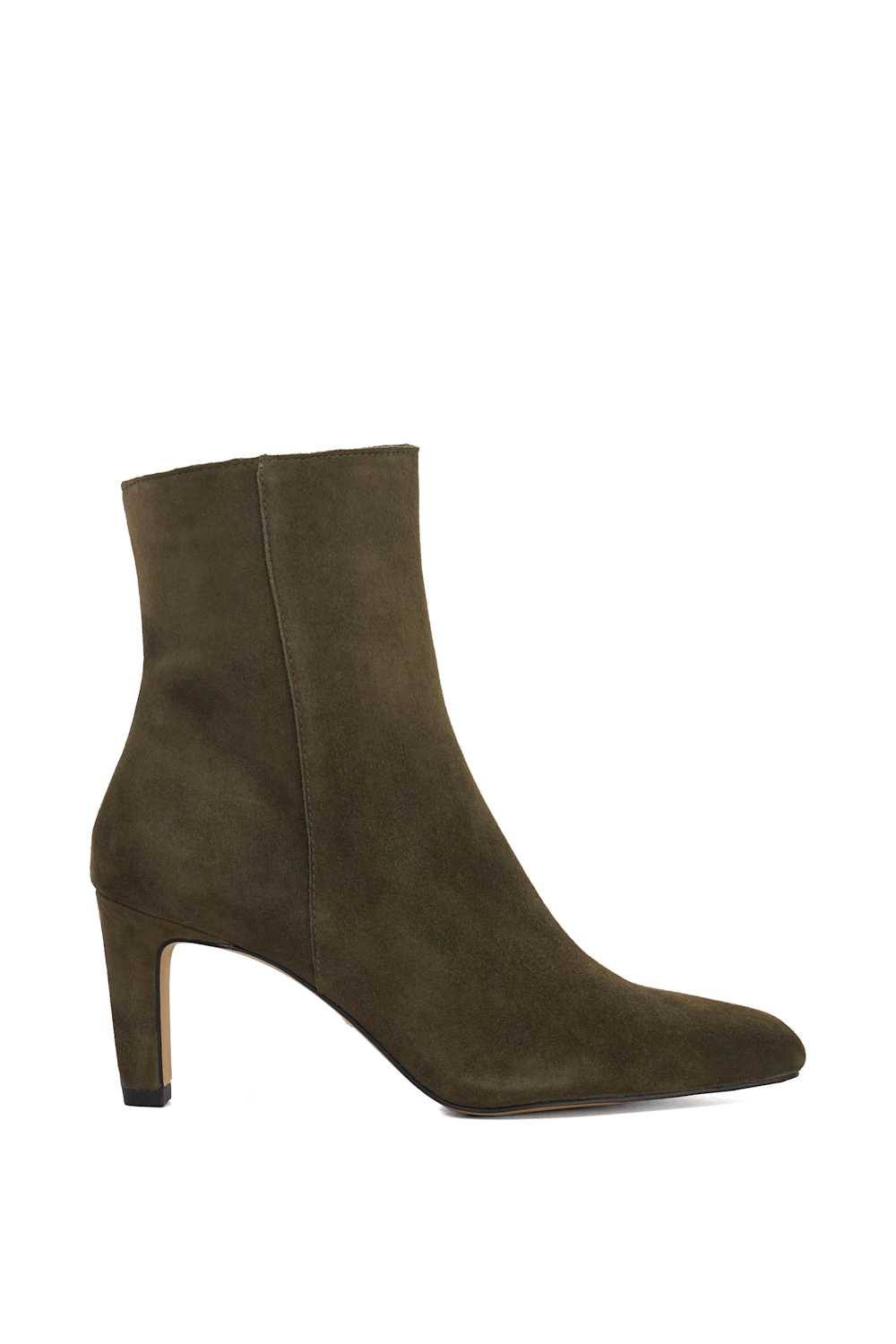 Dune London ‘ovation’ Suede Ankle Boots In Green