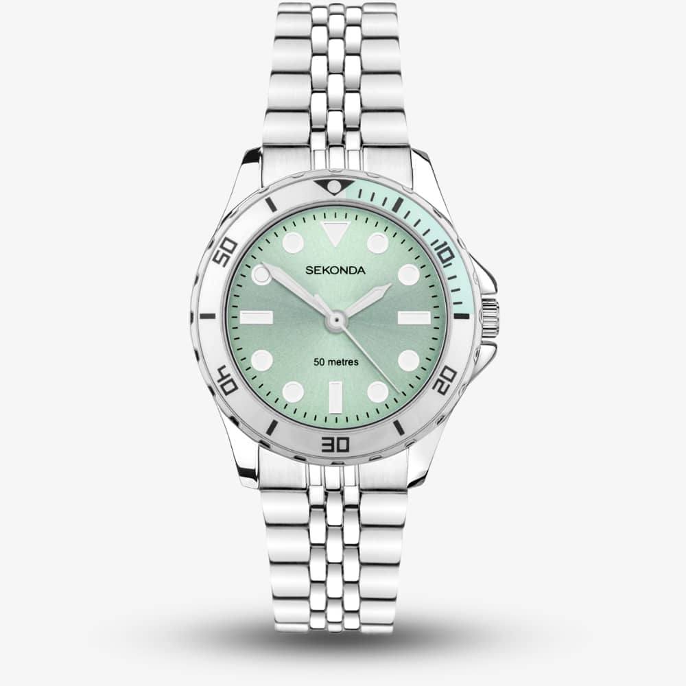 Sekonda Dive Balearic Green Dial Watch