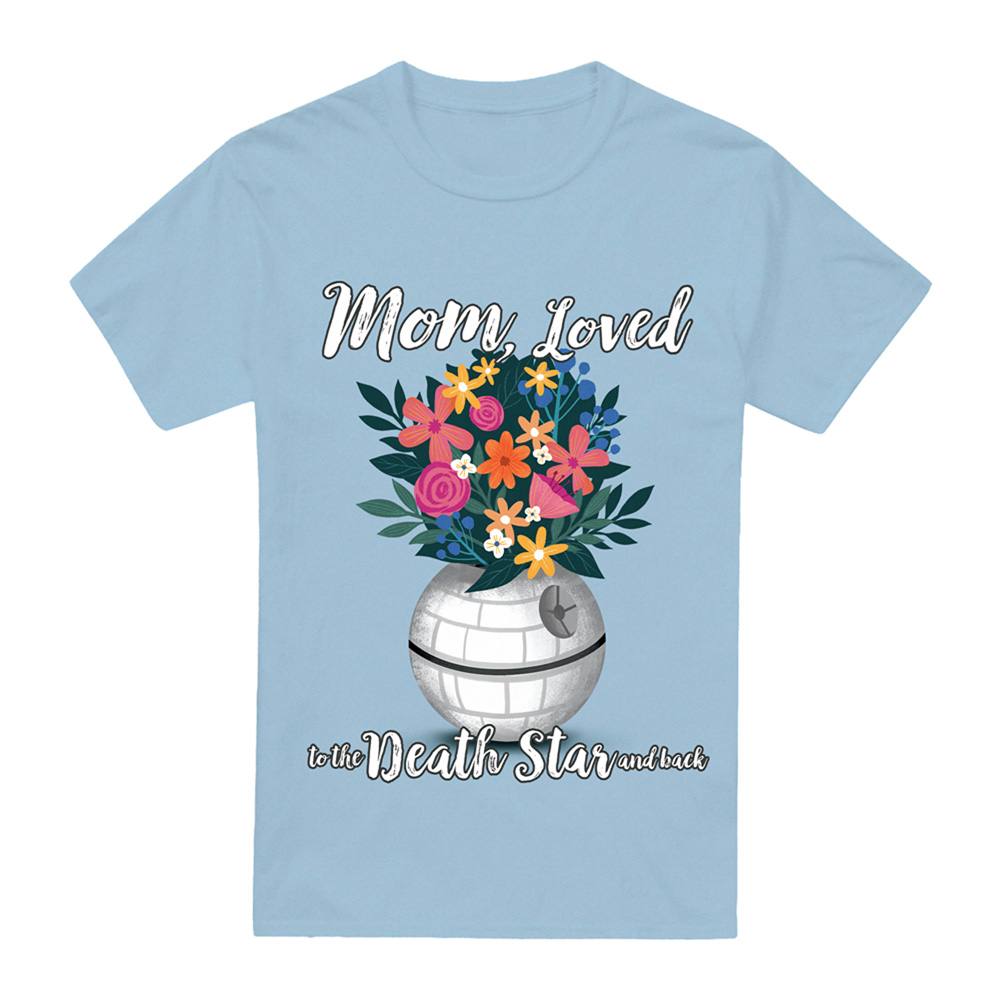 Star Wars Mother’s Day Mom Loved To The Death Star Shirt Light Blue Star Wars Mother’s Day Mom Loved To The Death Star Shirt Light Blue