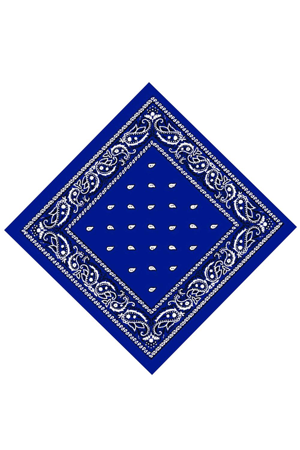 Neel Blue Cotton Bandana Headband Scarf For Raves, Riding, Outdoor Activities, Cm Neel Blue Cotton Bandana Headband Scarf For Raves, Riding, Outdoor Activities, Cm