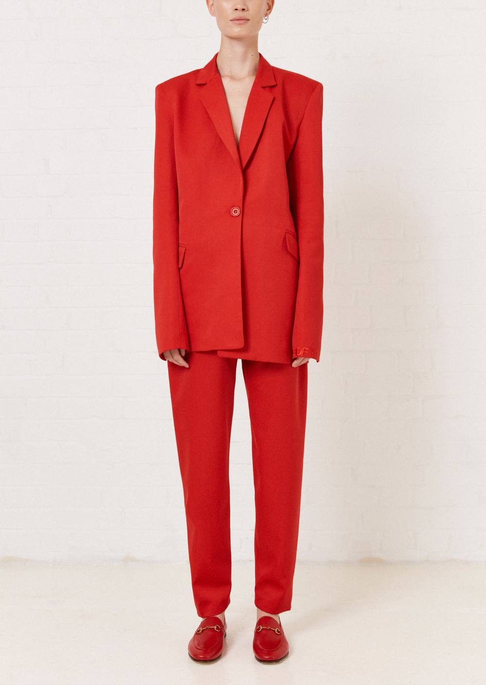 House Of Holland Red Tailored Jacket