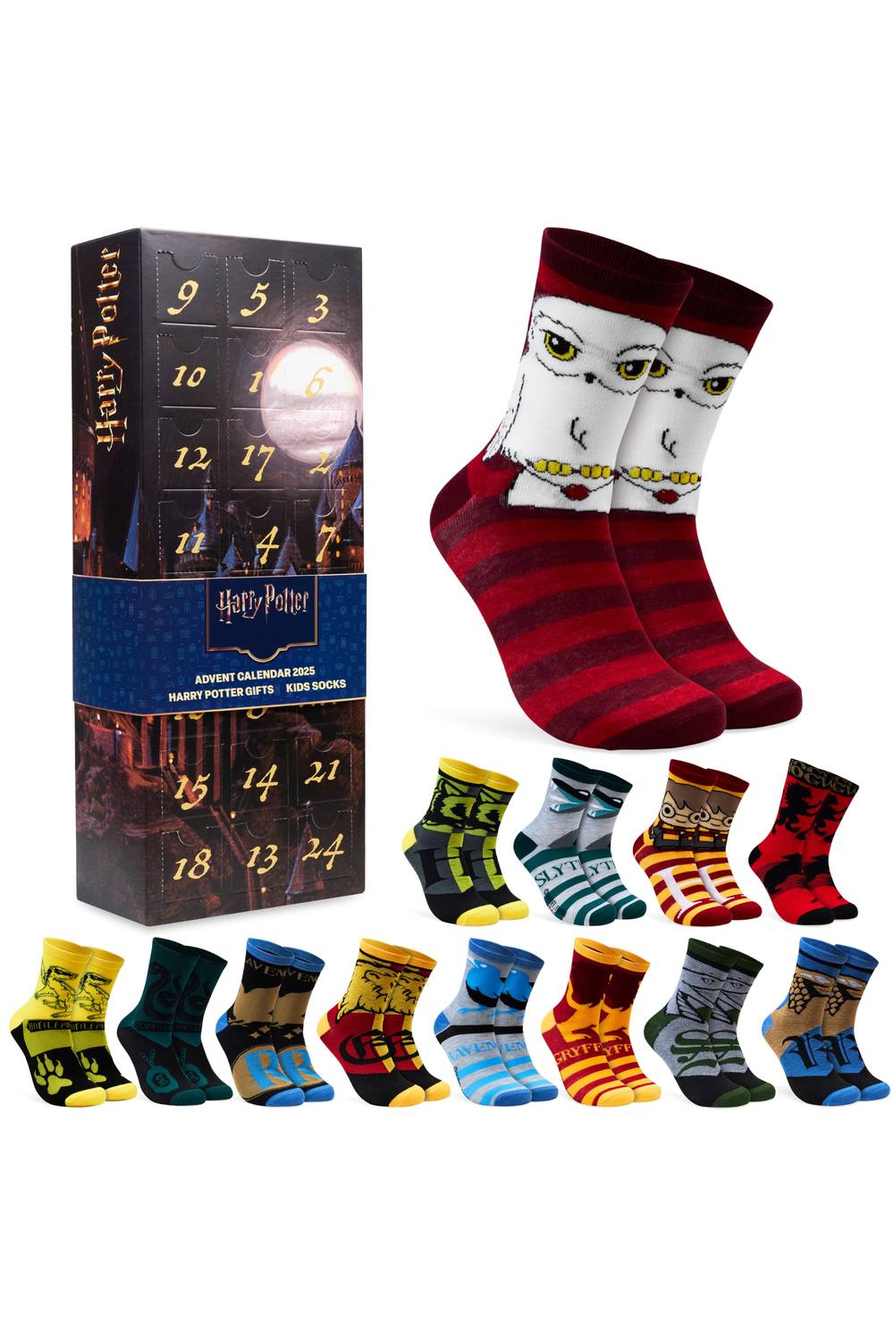 Harry Potter Socks Advent Calendar Christmas Gift