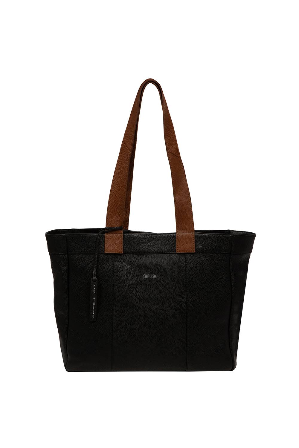 Cultured London ‘gisella’ Leather Tote Bag