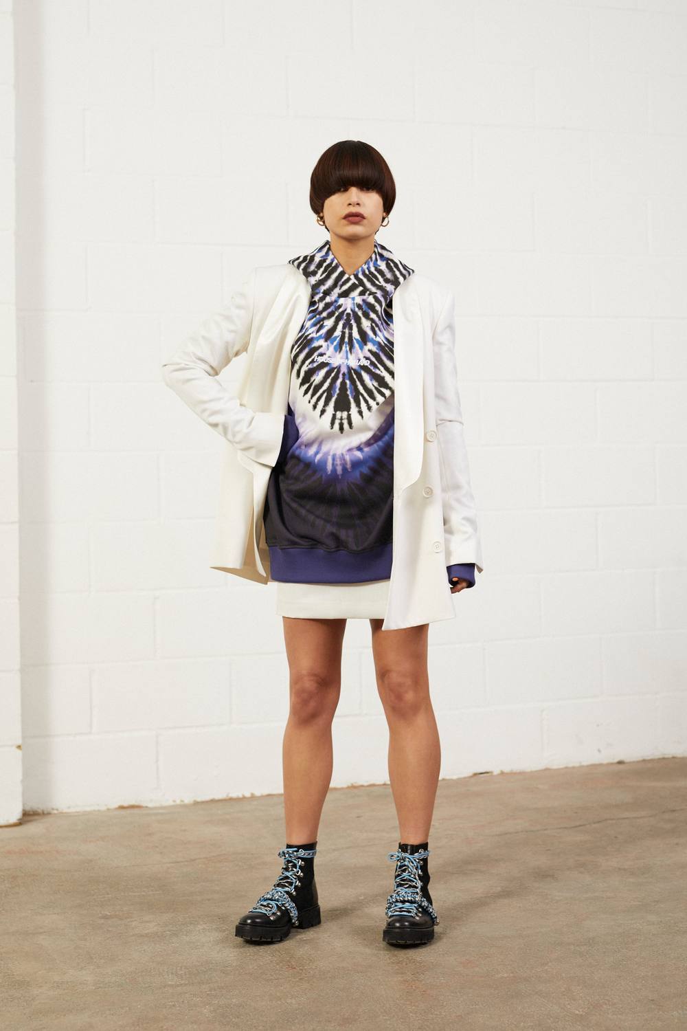 House Of Holland White Suit Mini Skirt House Of Holland White Suit Mini Skirt