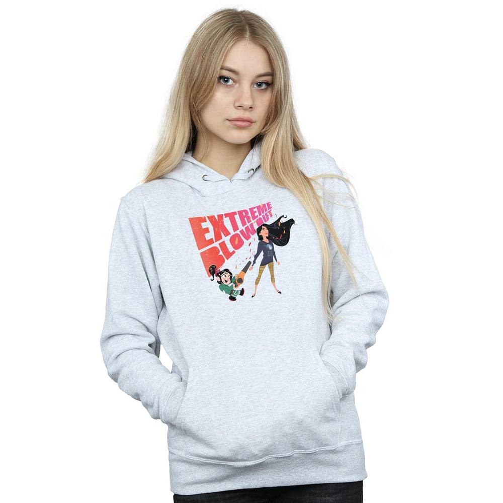 Disney Wreck It Ralph Pocahontas And Vanellope Hoodie In Grey