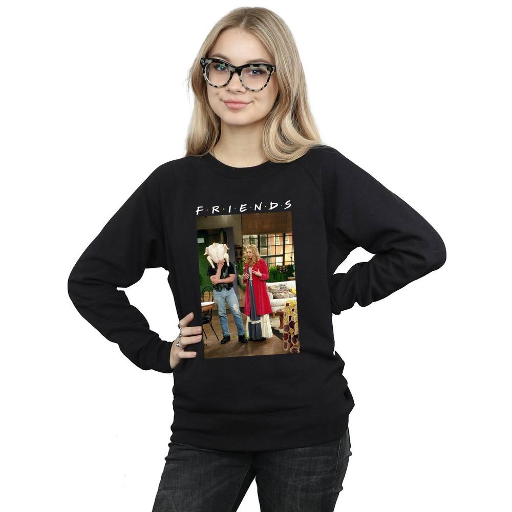Friends Joey Turkey Sweatshirt In Black