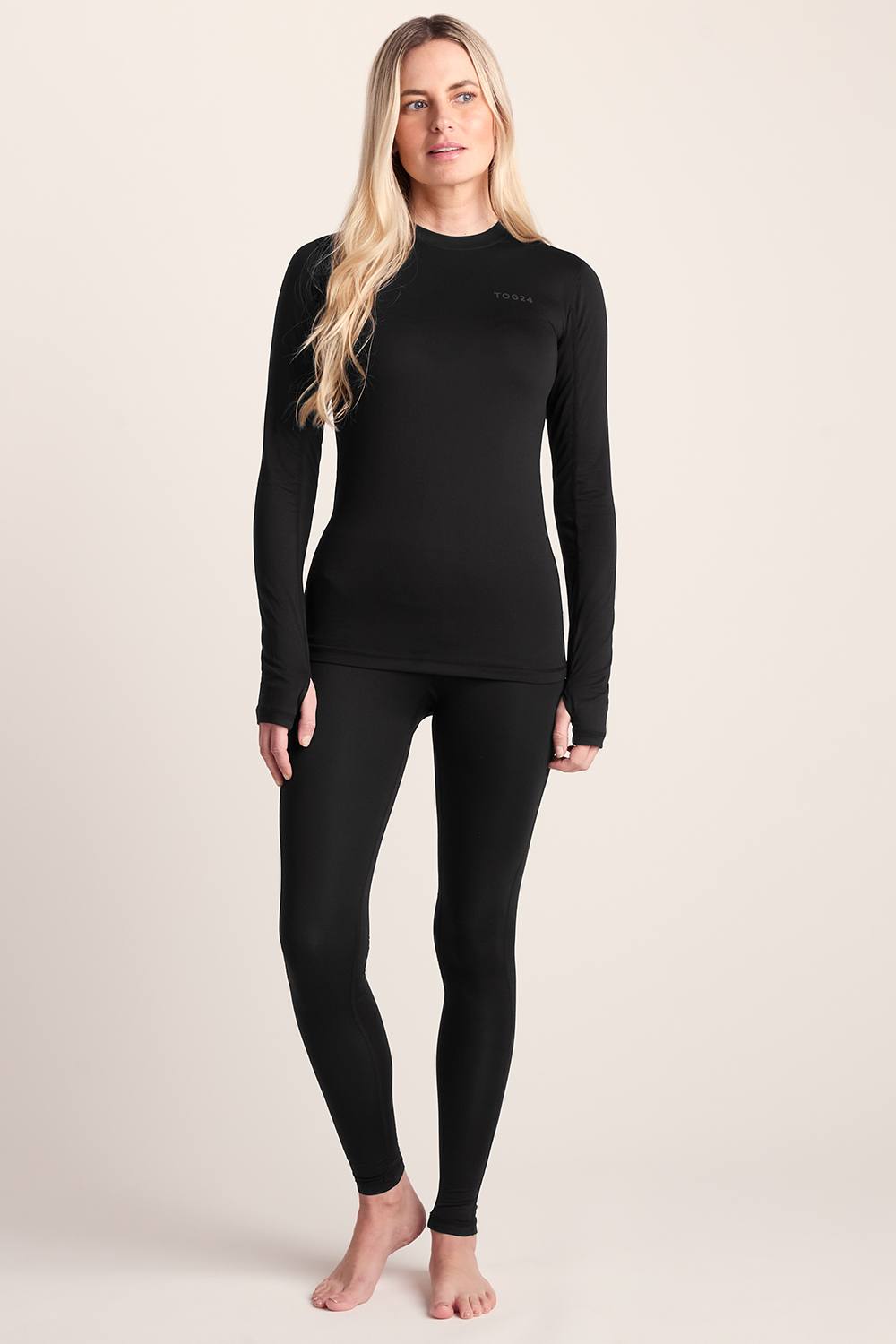 Tog ‘snowdon’ Thermal Base Layer Crew Neck In Black Tog ‘snowdon’ Thermal Base Layer Crew Neck In Black