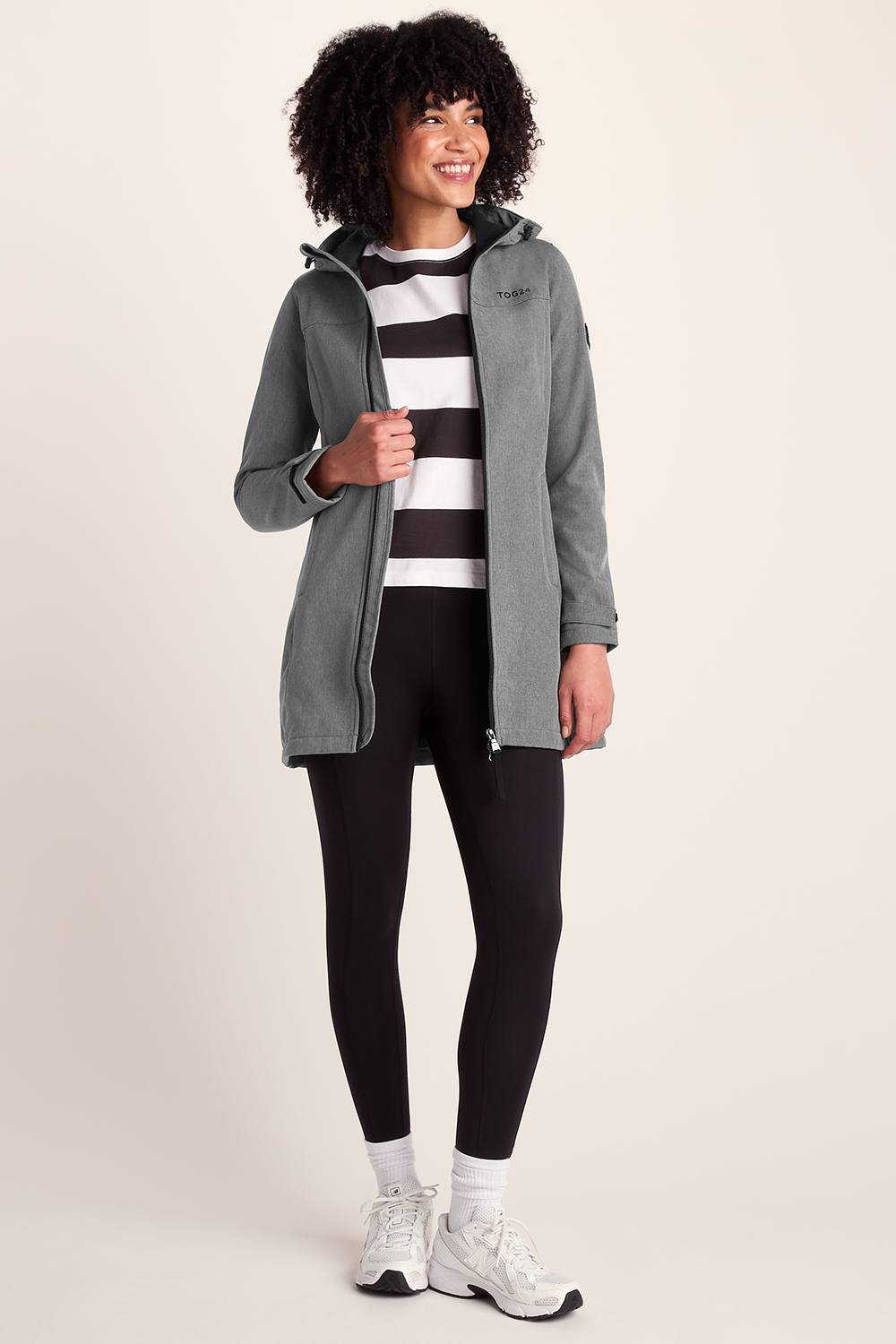 Tog ‘keld’ Softshell Long Jacket In Dark Grey Tog ‘keld’ Softshell Long Jacket In Dark Grey