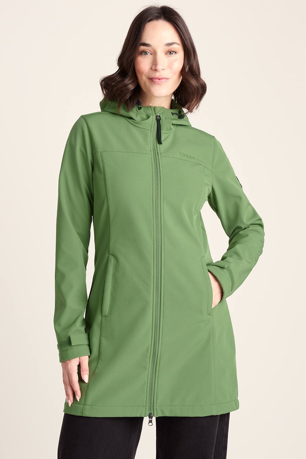 Tog ‘keld’ Softshell Long Jacket In Green