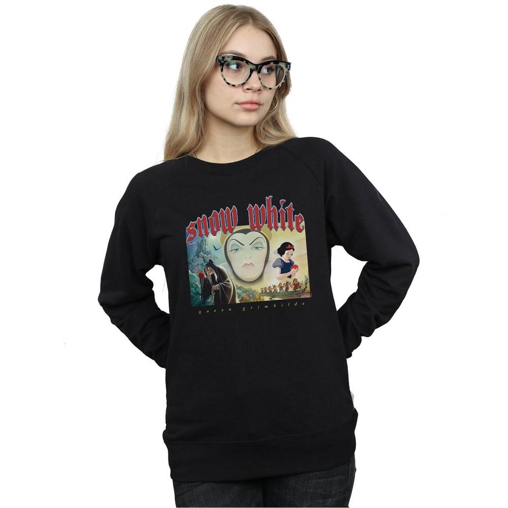 Disney Snow White And Queen Grimhilde Sweatshirt In Black