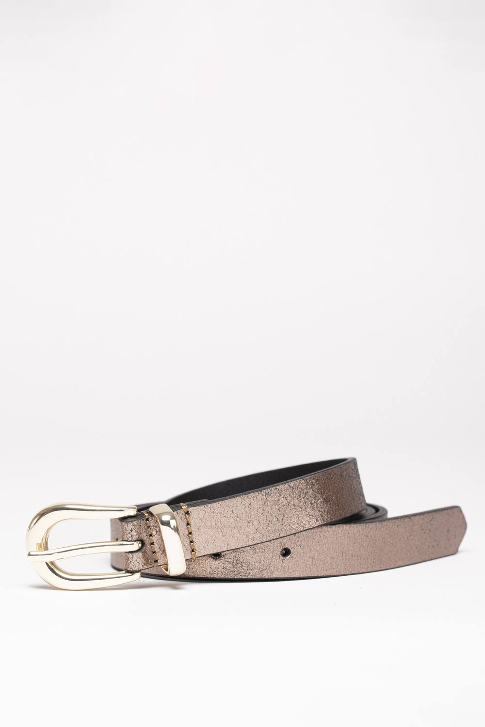 Lakeland Leather ‘kirkby’ Leather Belt In Gold