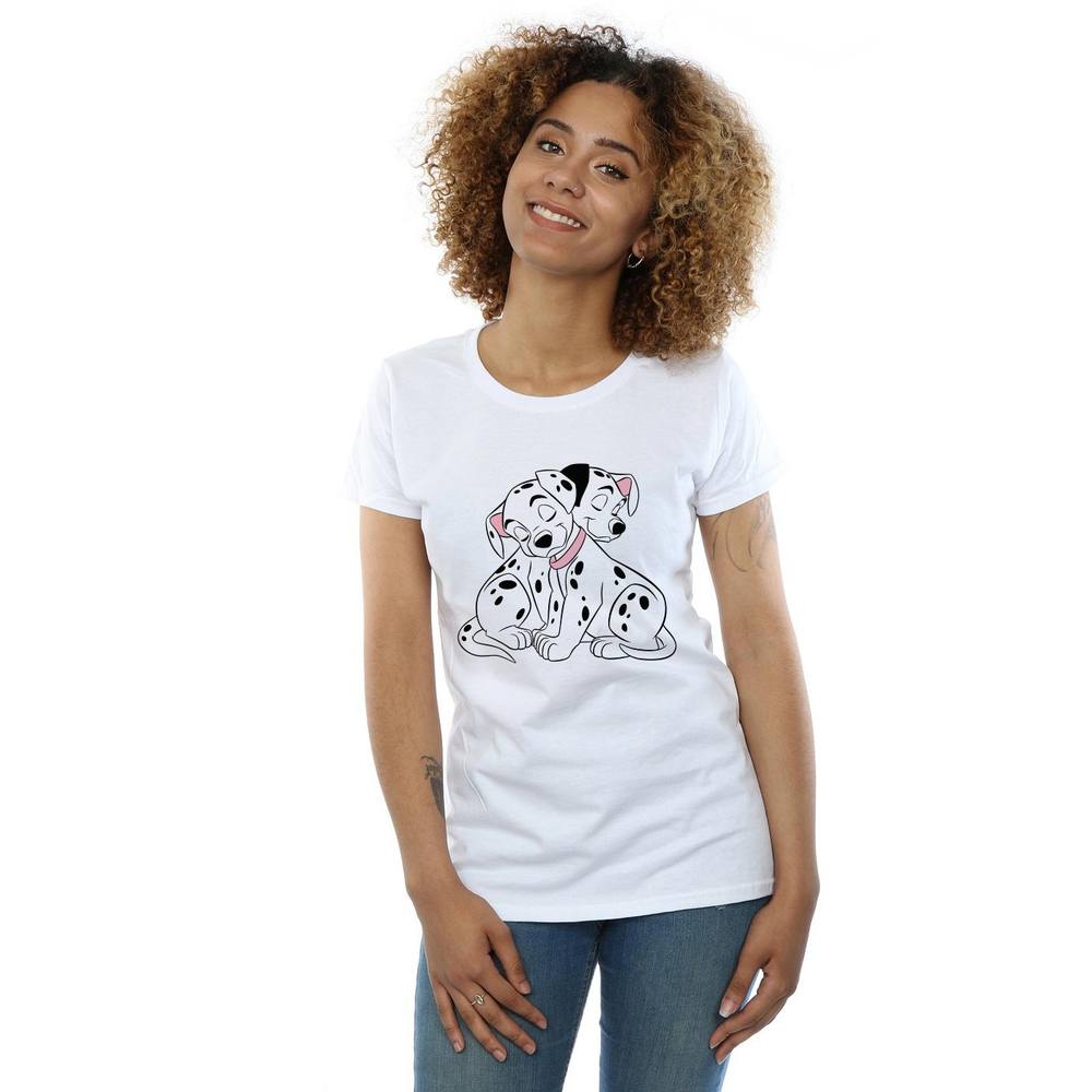 Disney Dalmatians Puppy Love Cotton Shirt In White