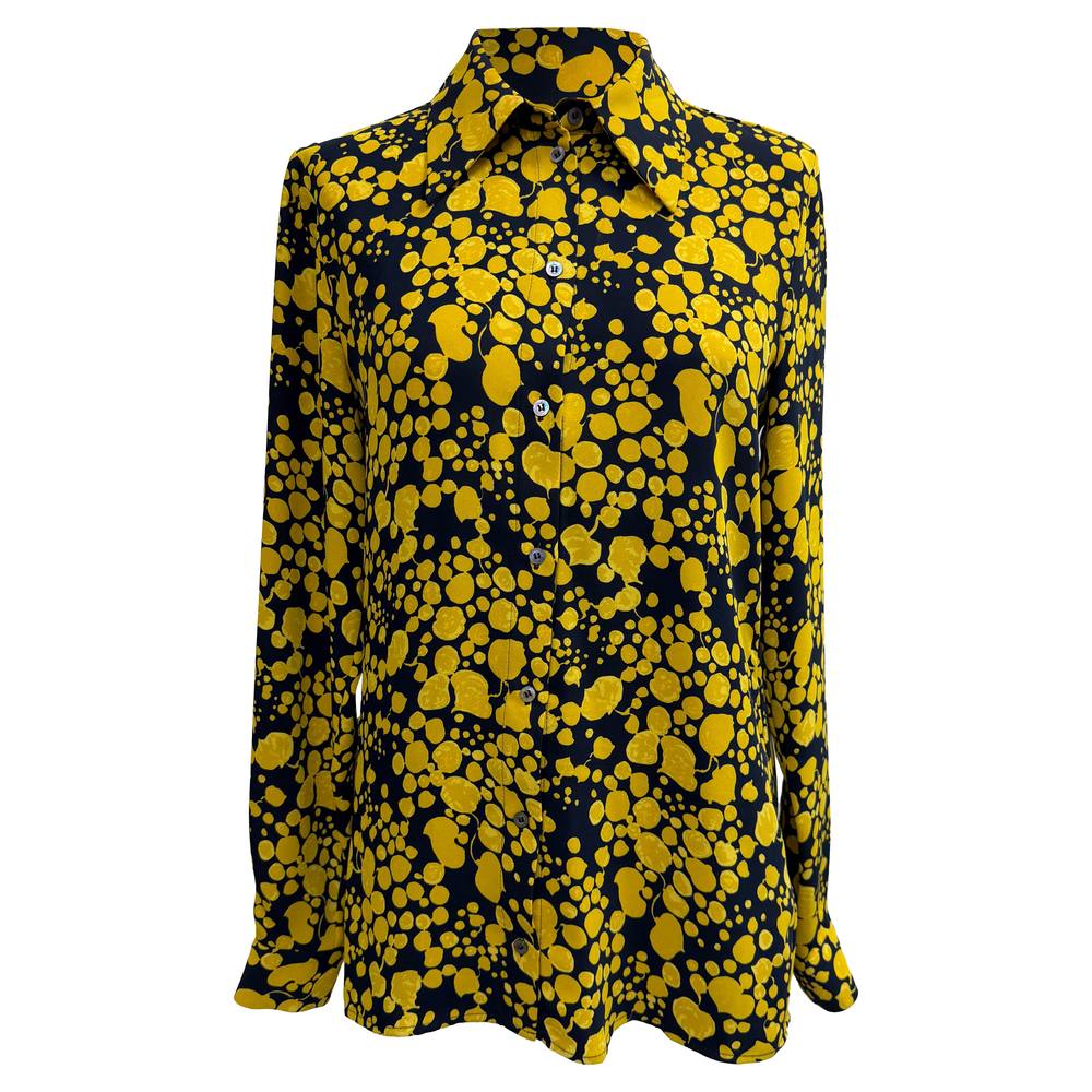 Victoria Beckham Preloved Victoria, Printed Crepe Shirt In Multicolor Polyester