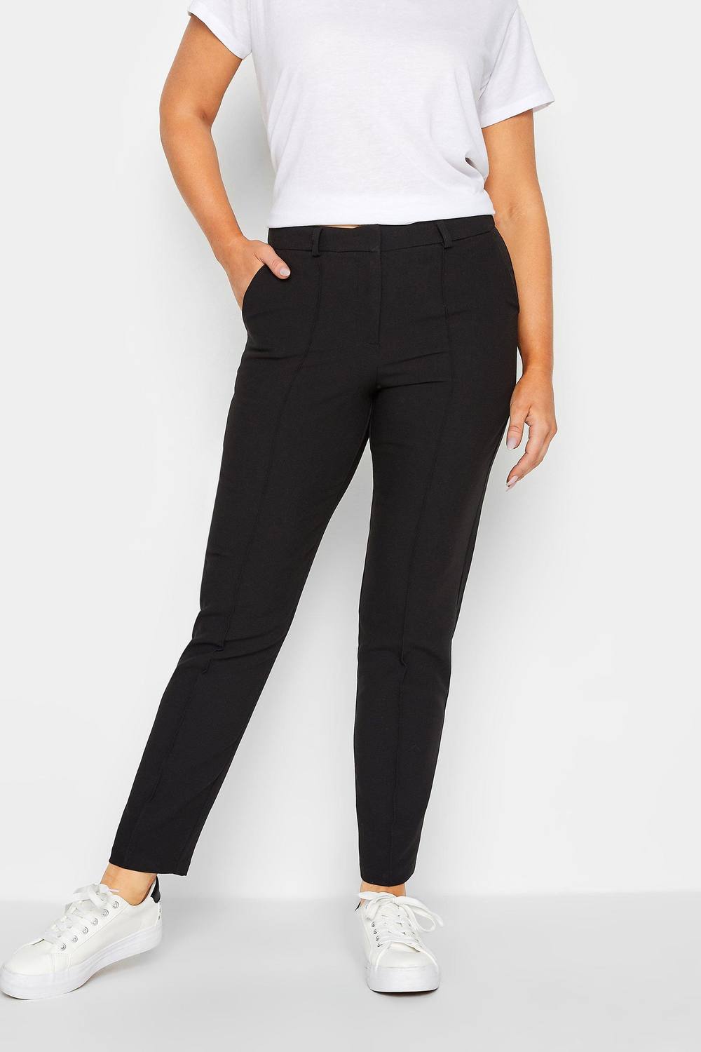 M&co Black Tapered Trousers M&co Black Tapered Trousers