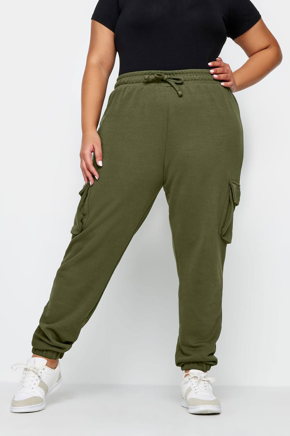 Yours Cargo Joggers In Green Yours Cargo Joggers In Green