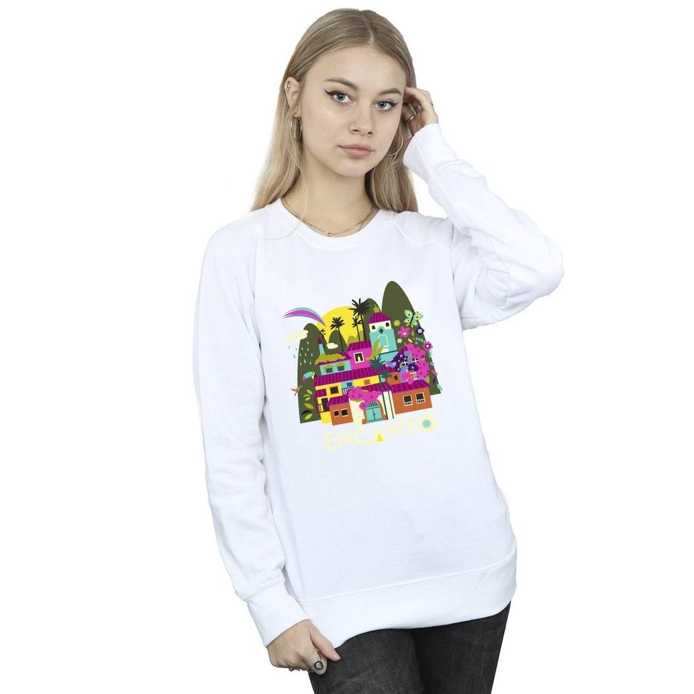 Disney Encanto Many Houses Sweatshirt In White
