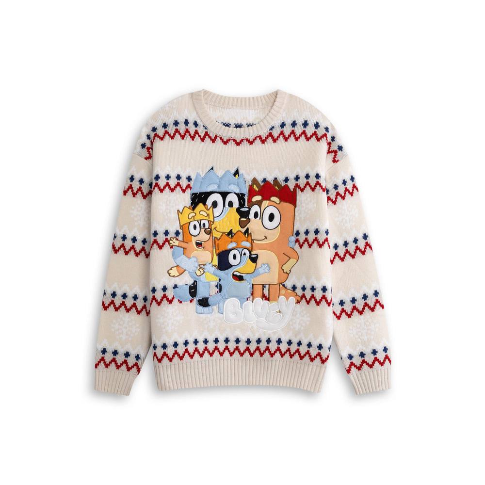 Bluey Christmas Jumper | Unisex Beige