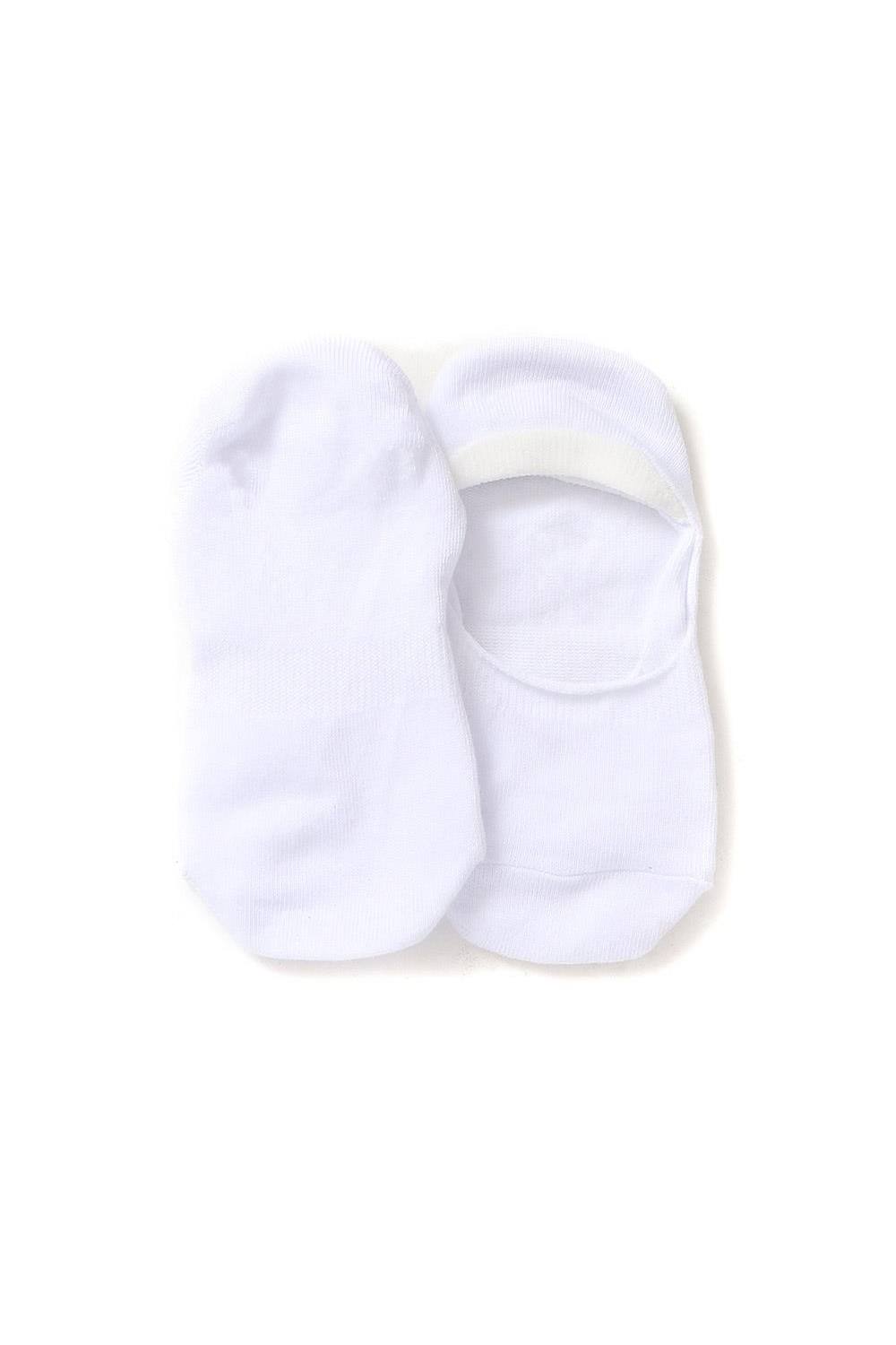 Pavers Pack Invisible Socks In White