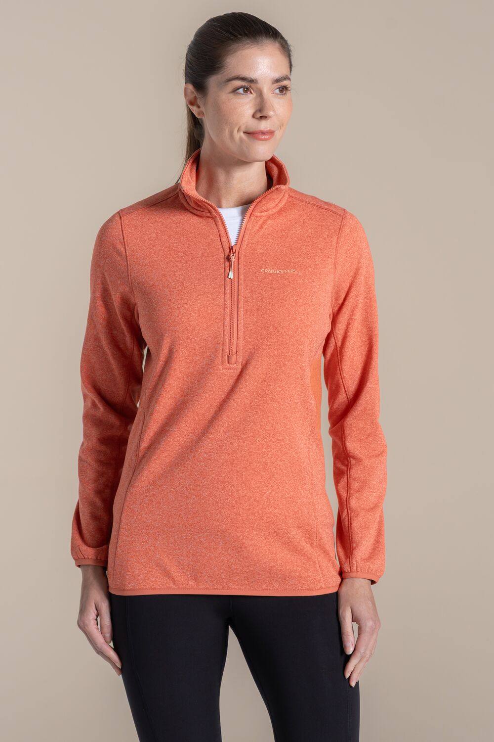 Craghoppers Alcudia Half Zip Fleece In Coral Craghoppers Alcudia Half Zip Fleece In Coral