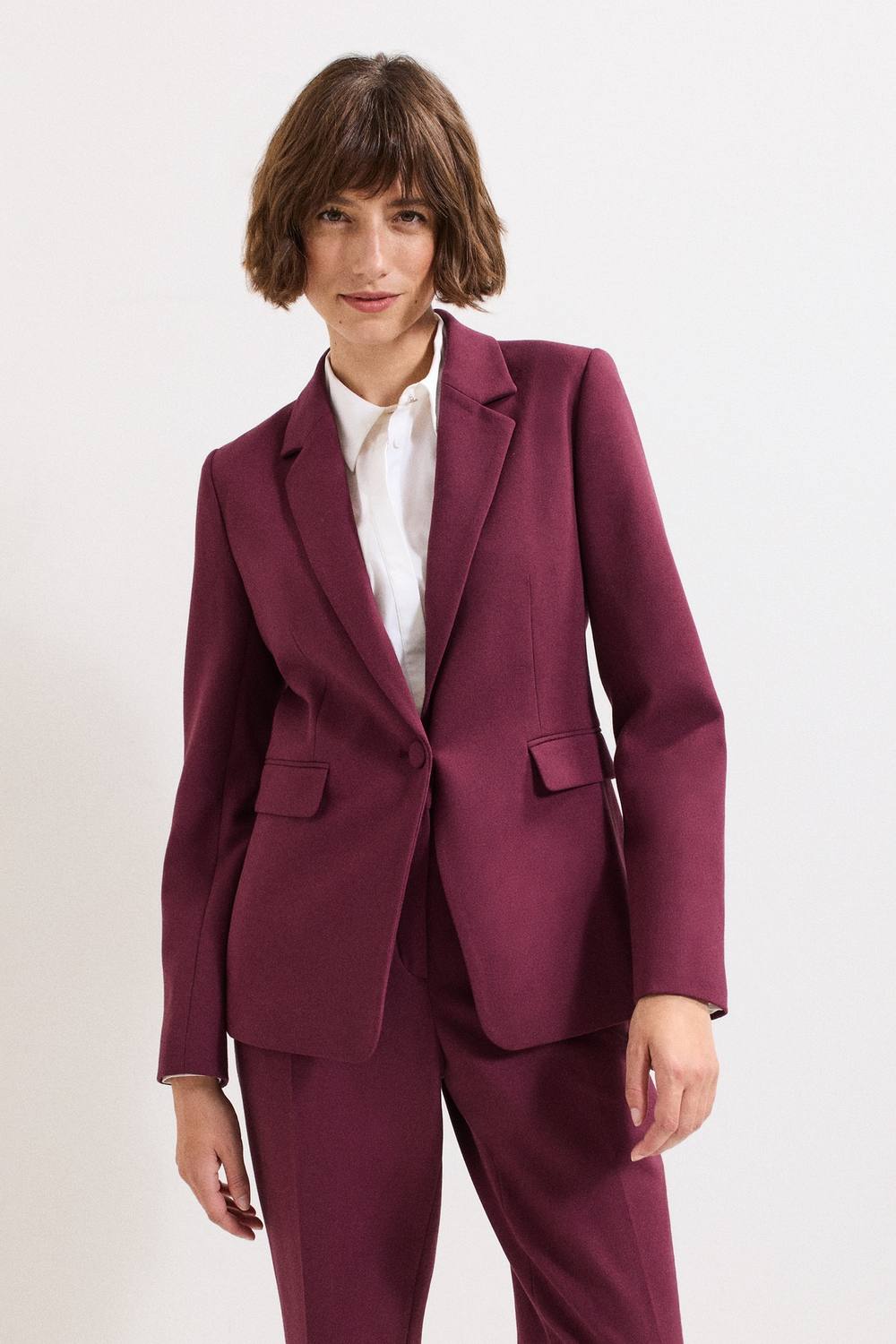 Phase Eight Fara Suit Jacket In Wine Phase Eight Fara Suit Jacket In Wine