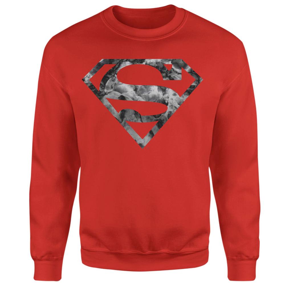 Dc Comics Marble Superman Logo Sweatshirt