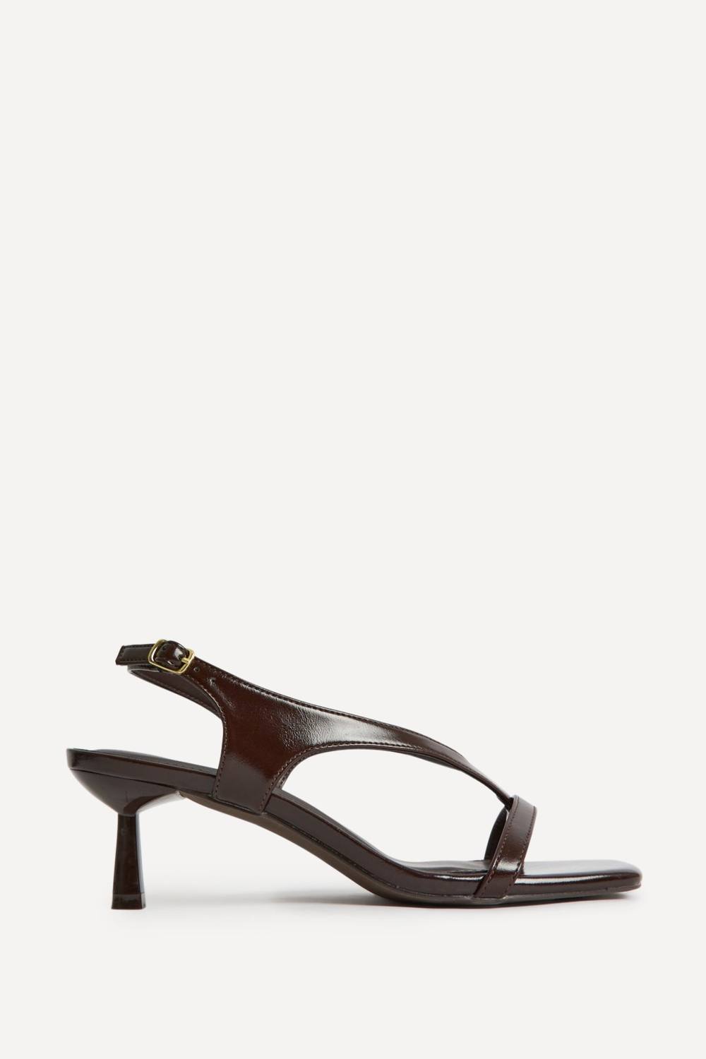 Linzi Myth Brown Heeled Sandals