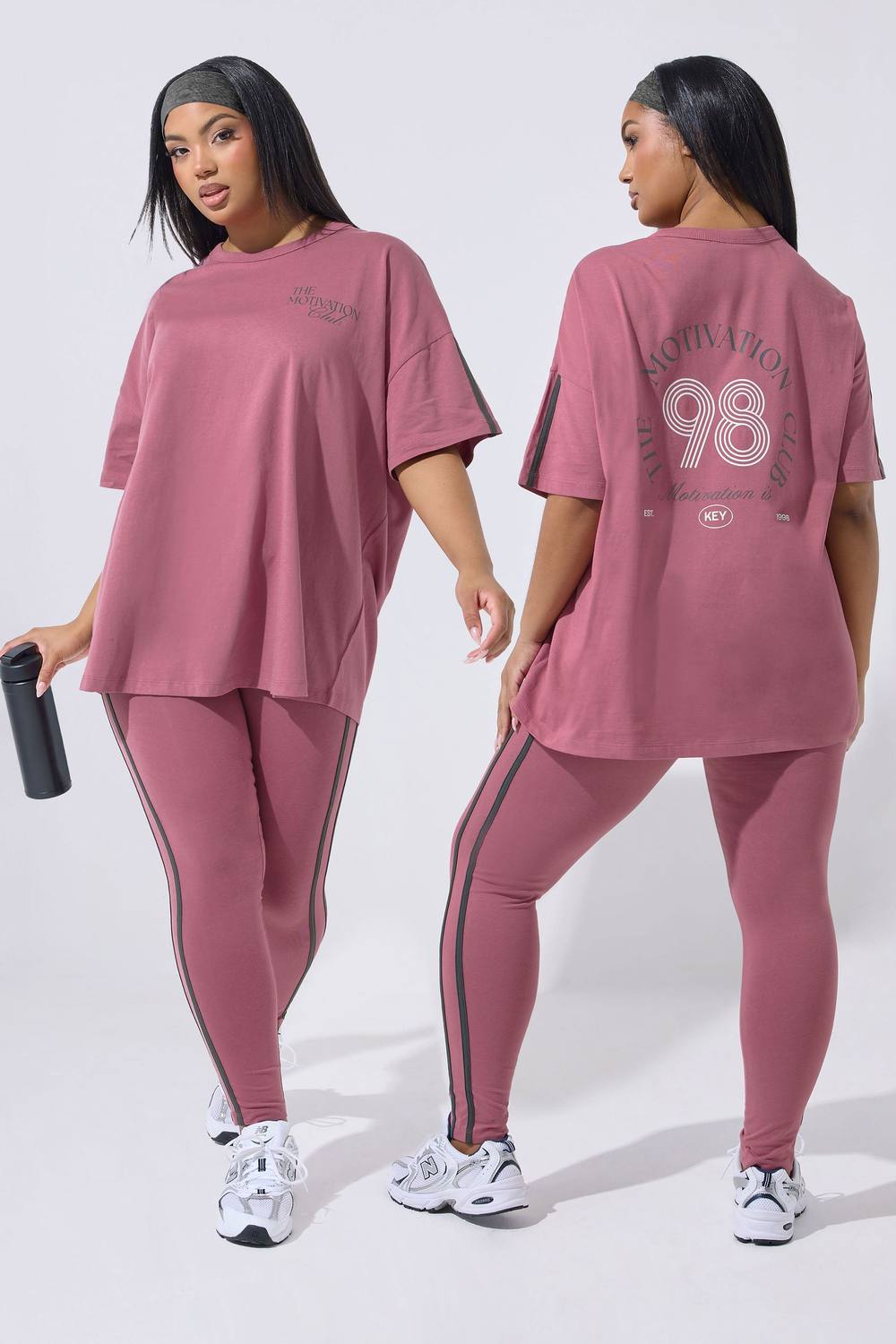 Yours ‘the Motivation Club’ Active Shirt In Pink Yours ‘the Motivation Club’ Active Shirt In Pink