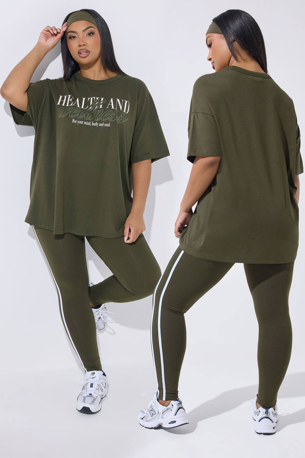 Yours ‘health & Wellness’ Active Shirt In Dark Green