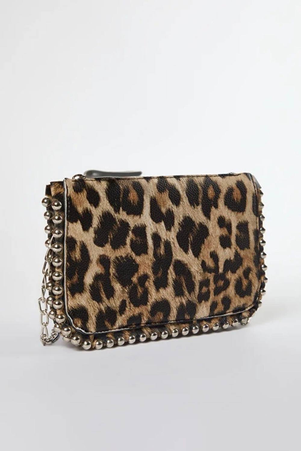 Wovcor Studded Small Cross-Body Wallet Bag