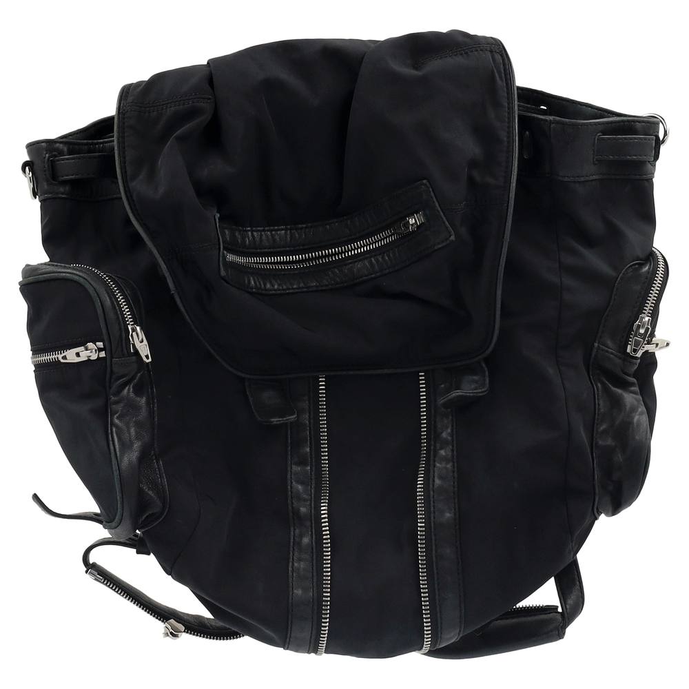 Alexander Wang Preloved Nappa Mini Marti Backpack In Black Nylon Alexander Wang Preloved Nappa Mini Marti Backpack In Black Nylon