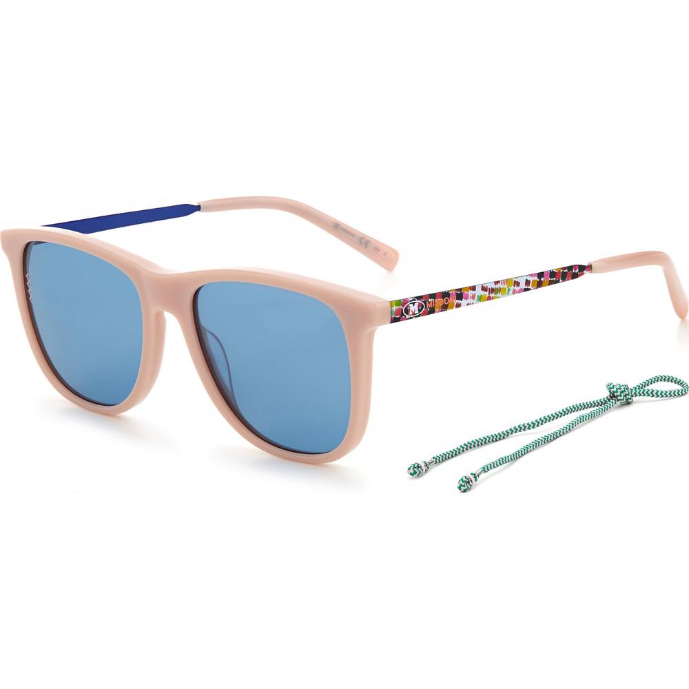 M Missoni Mmi–S-J Wayfarer Sunglasses In Blue