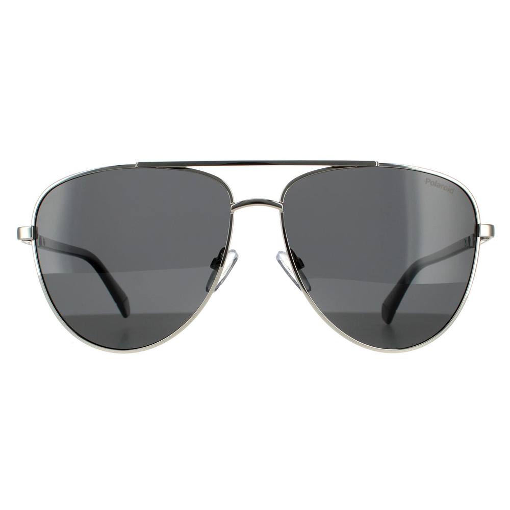 Polaroid Aviator Palladium Grey Polarized Sunglasses