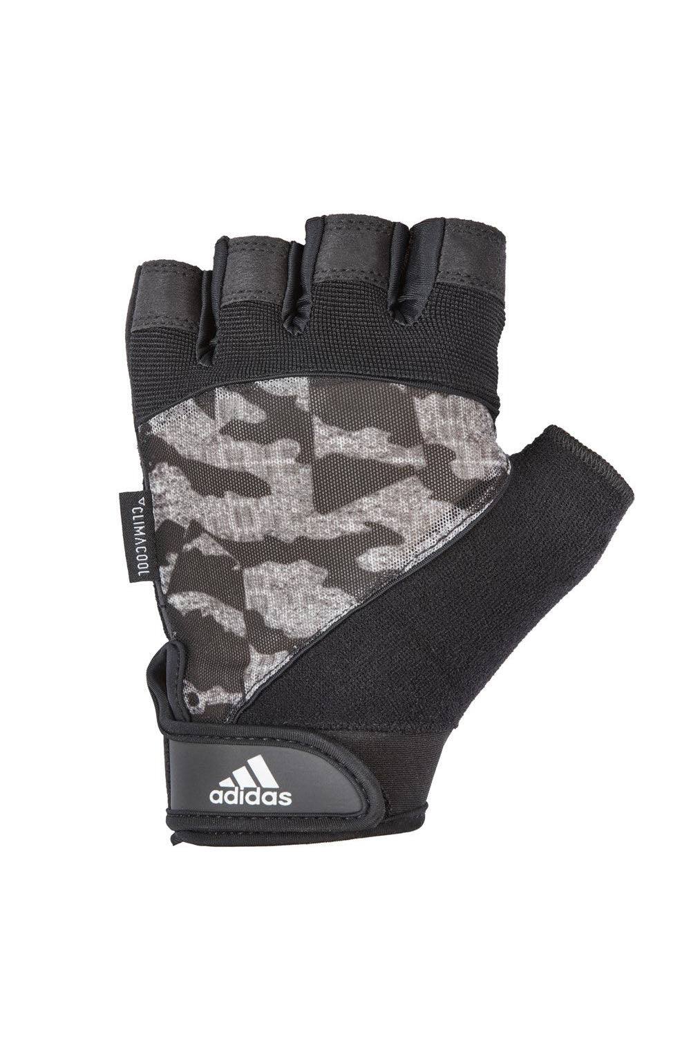 adidas Unisex Half Finger Performance Gym Gloves in Grey adidas Unisex Half Finger Performance Gym Gloves in Grey
