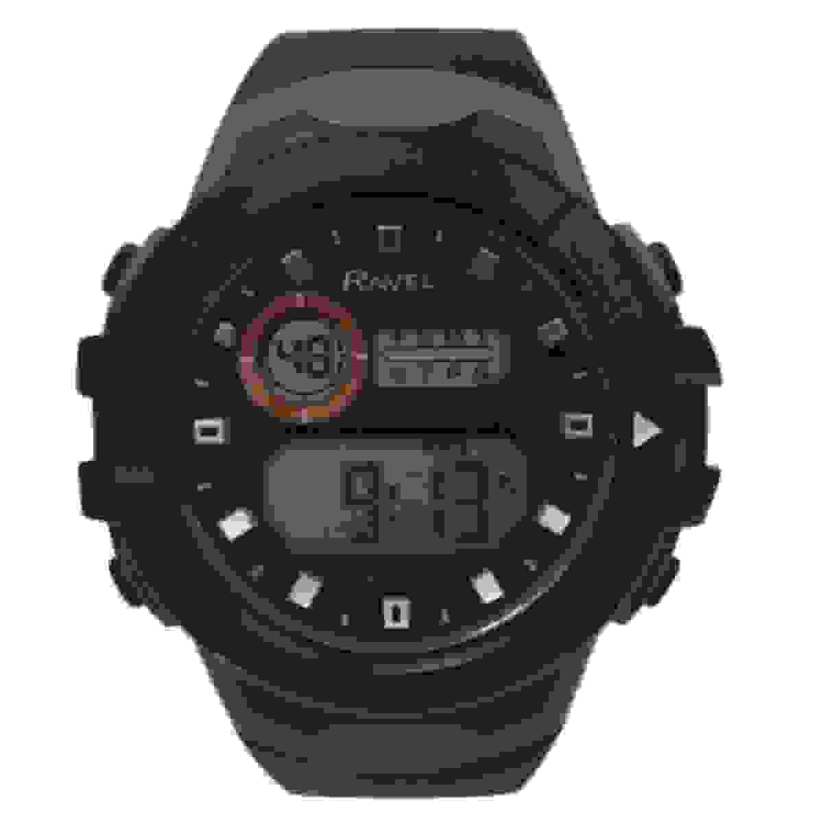 Ravel Mens ATM Digital Sports BlackGreen Watch RDG.. Ravel Mens ATM Digital Sports BlackGreen Watch RDG..