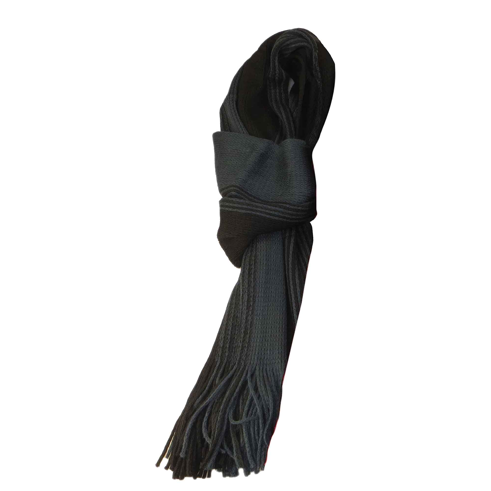 Men’s Multi-Coloured Woven Stripe Thermal Winter Scarf Durable Lightweight Acrylic for Insulation and Comfort Casual and Formal Wear by – SLATEBLACK