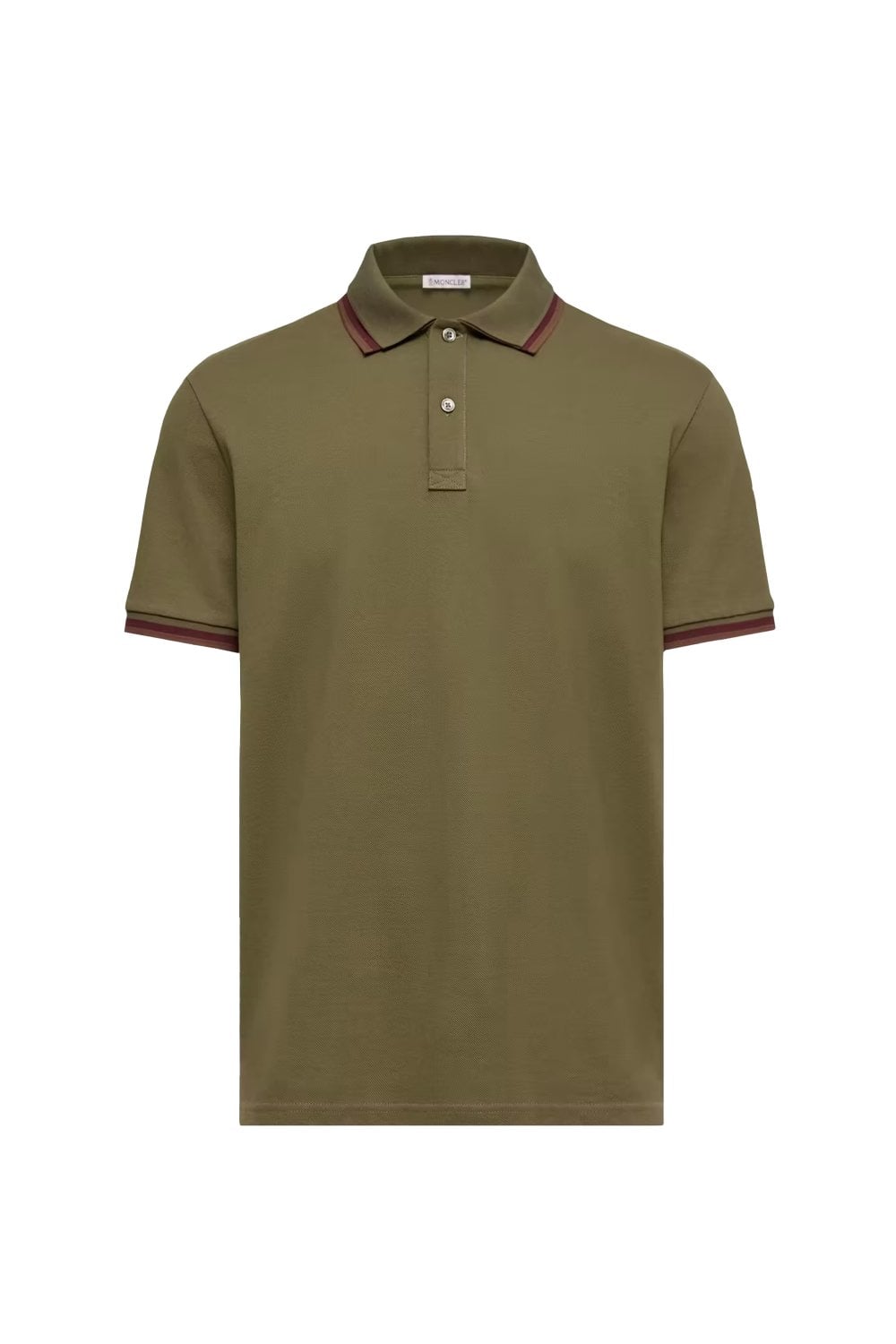 MONCLER PIQUET POLO SHIRT Size: L, colour: GREEN