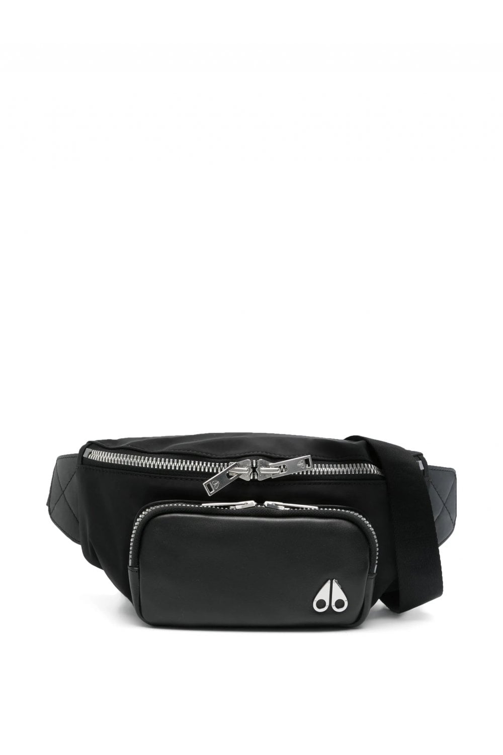 MOOSE KNUCKLES LOGO HIP BAG Size: OS, colour: BLACK MOOSE KNUCKLES LOGO HIP BAG Size: OS, colour: BLACK