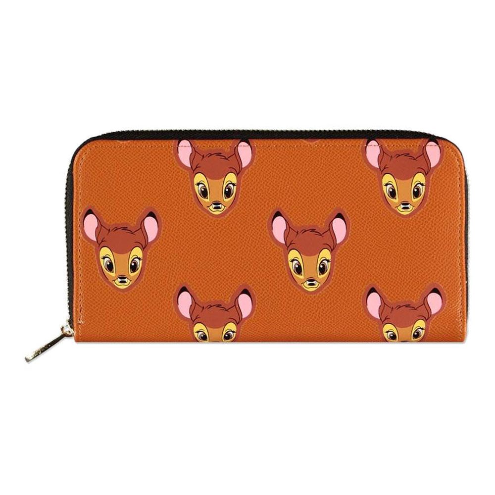DISNEY Bambi Face All-over Print Zip Around Wallet DISNEY Bambi Face All-over Print Zip Around Wallet