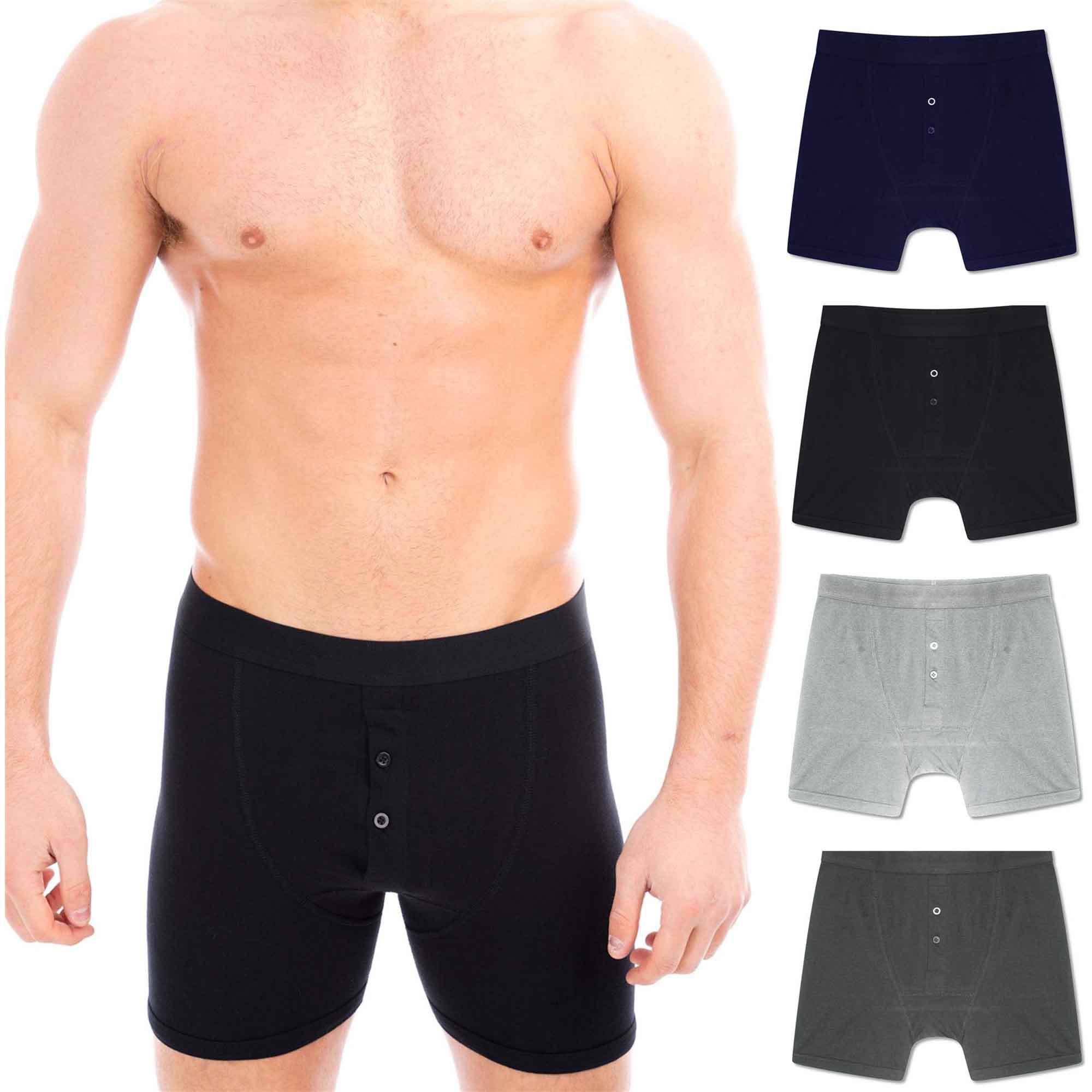 Pack of Men’s Cotton Boxer Shorts Button Fly Breathable Stretchy Classic Trunks Premium Comfort Everyday Wear Gym Sports Sock Stack Pack of Men’s Cotton Boxer Shorts Button Fly Breathable Stretchy Classic Trunks Premium Comfort Everyday Wear Gym Sports Sock Stack