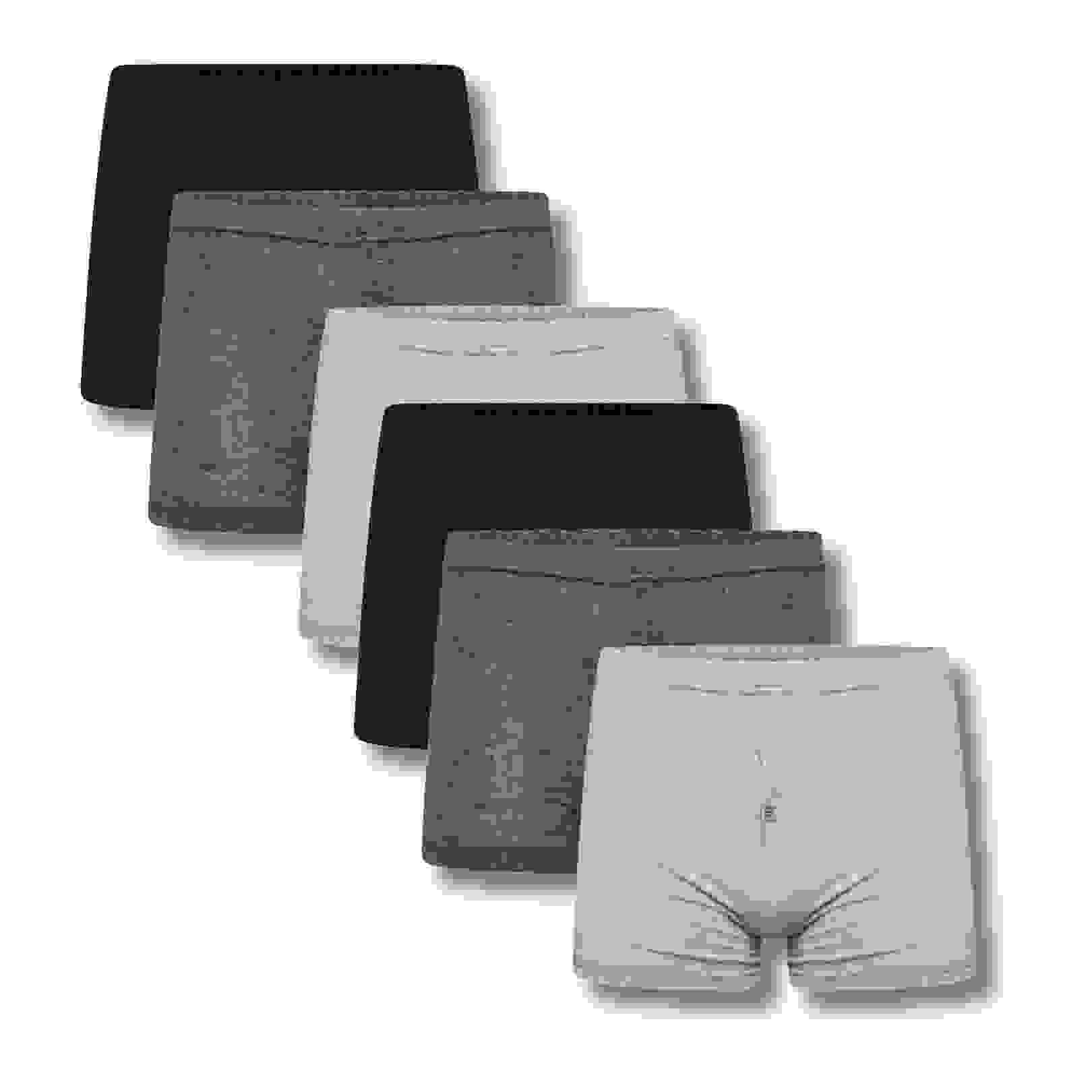 Pack Of Mens Jersey Boxer Shorts Cotton Rich Classic Fit Breathable Button Fly Design Men Boxers Underwear by Sock Stack
